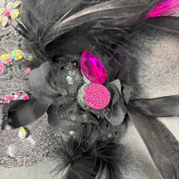 Costume Feather Masquerade Halloween Mardi Gras Cosplay Party Mask - Picture 8 of 10